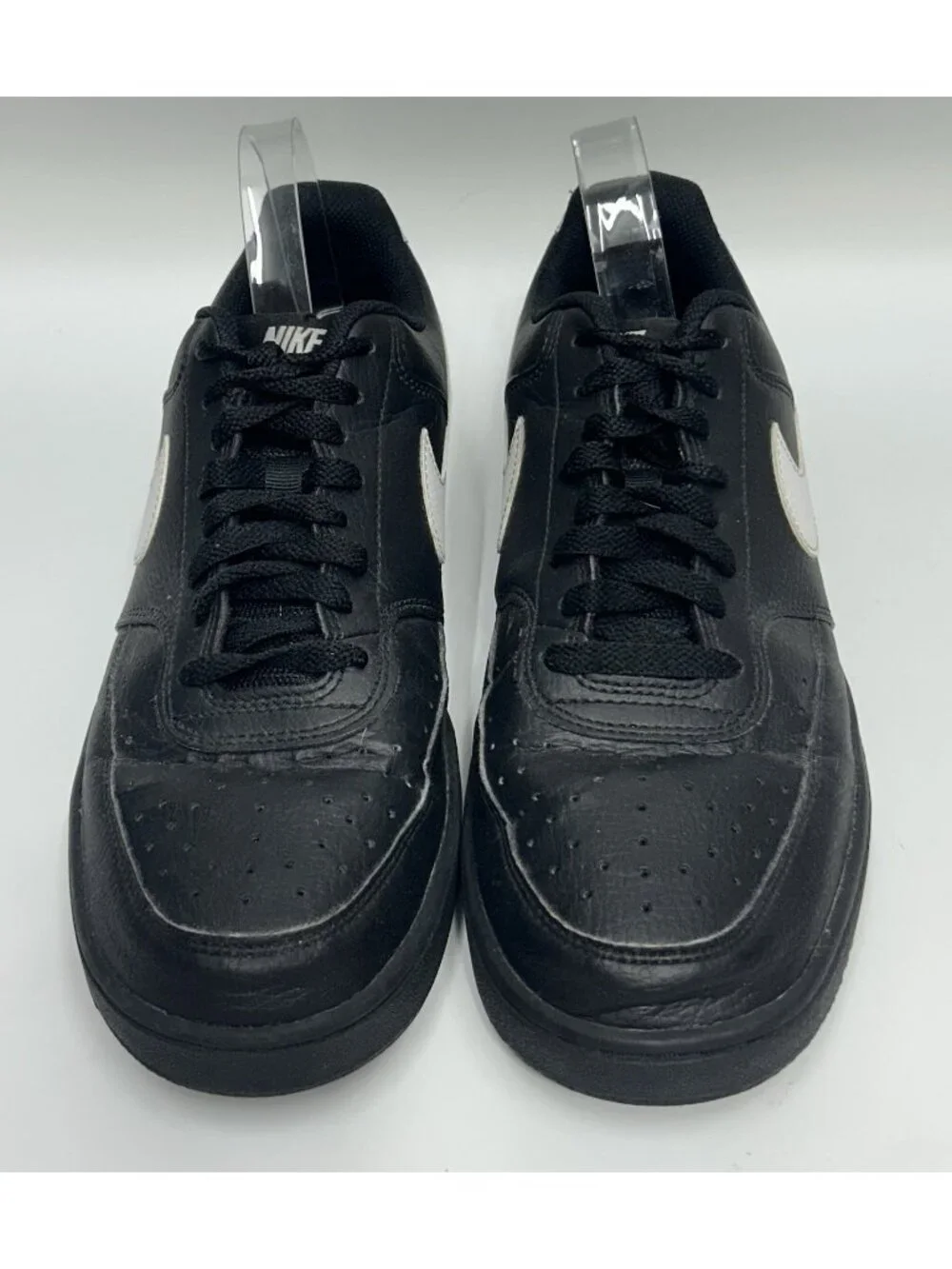 Nike Court Vision Low Next Nature Mens Size 9.5 EU43 Black White FZ0630-010